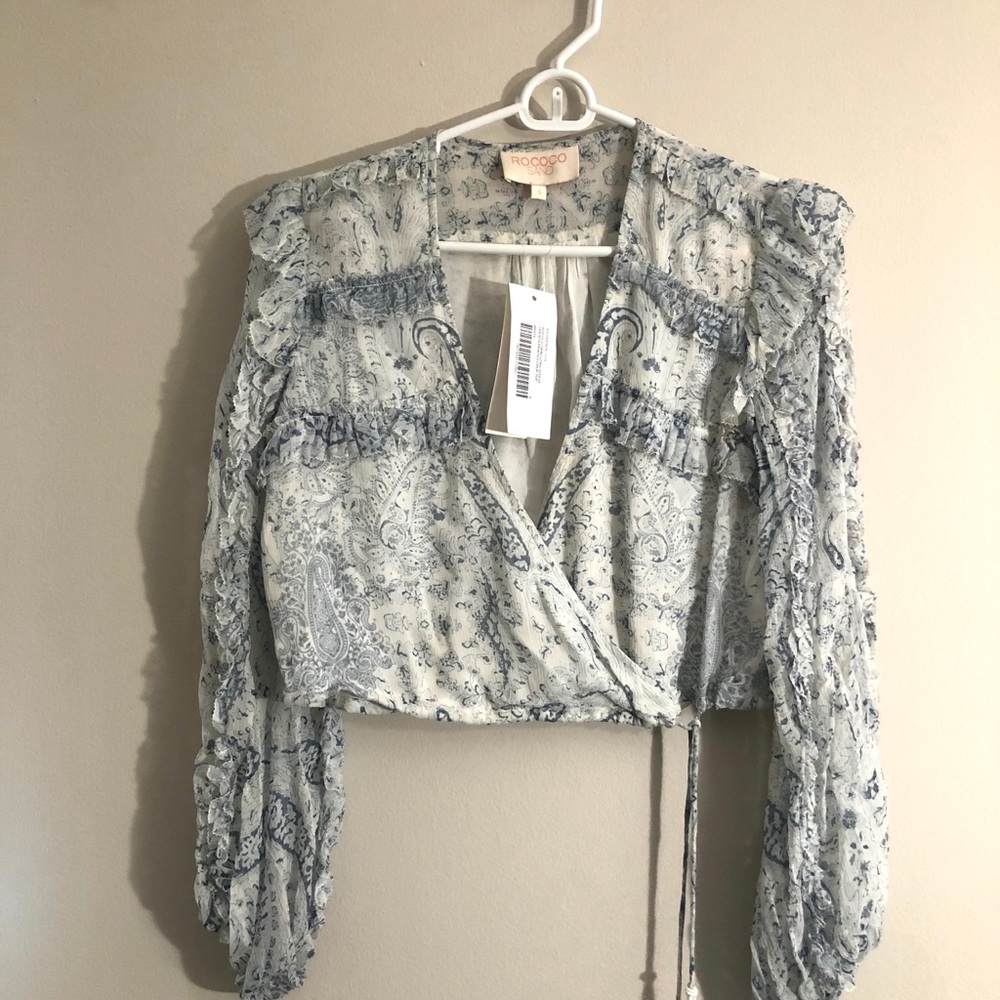 Rococo Sand Orenda Crop Top Blouse